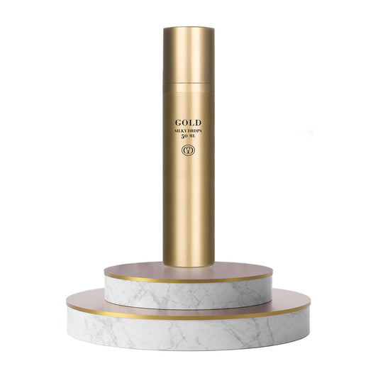 Gold Silky Drops 50 ml – serum do włosów z olejem z maruli i pantenolem, Gold Professional